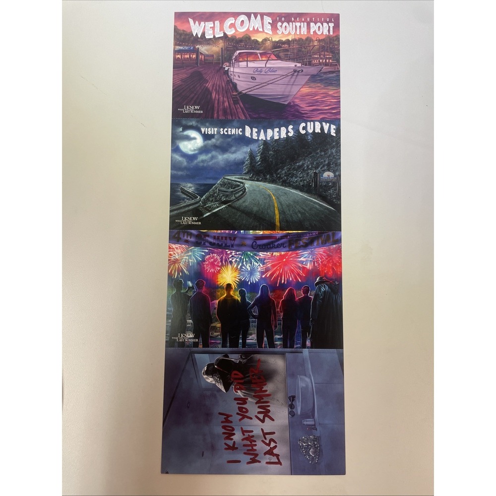 I Know What You Did Last Summer Movie 2025 Set of 4 Postcards AMC Exclusive